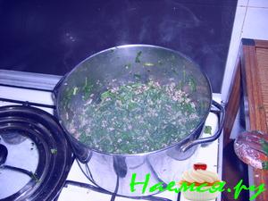 Яхния из шпината