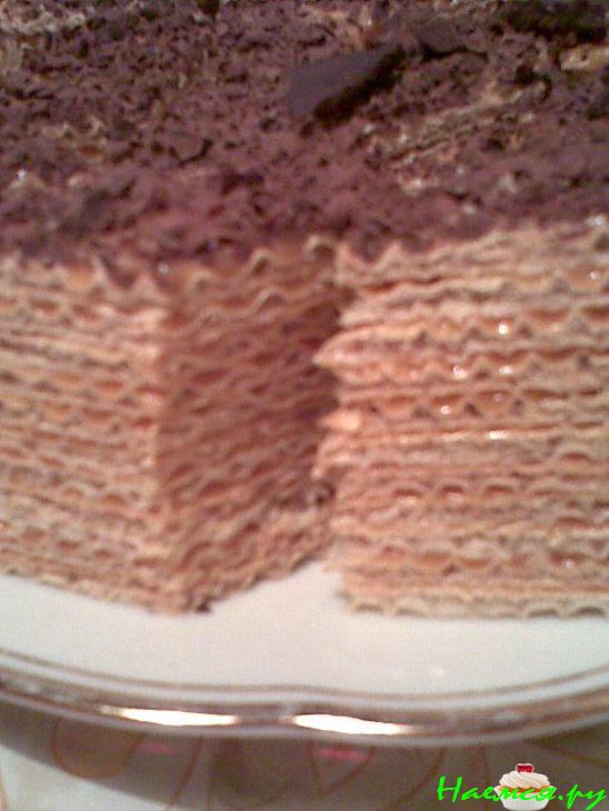 Вафельный торт традиционный