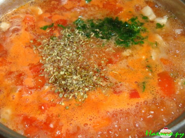 Томатный суп в итальянском стиле Томатный суп в итальянском стиле