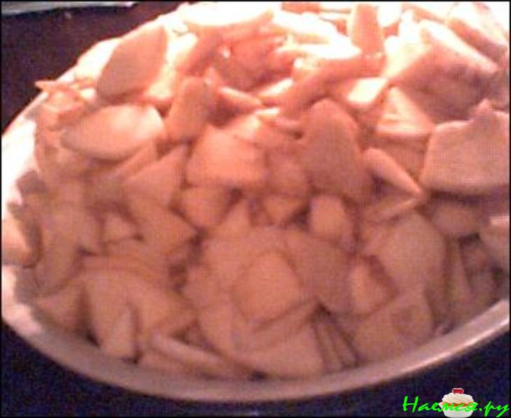 Яблочный пирог с безе (антоновка)