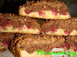 Пирожное 'Клубничка в какао'