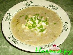 Грибной суп-пюре