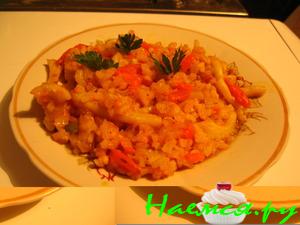 Плов с кальмарами