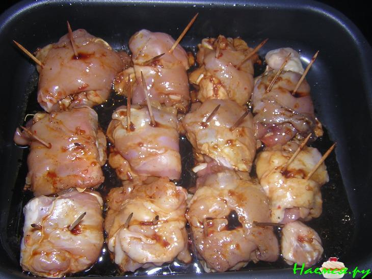 Валентинка - курочка с мандаринкой