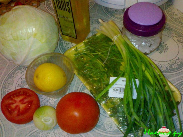 Мой любимый овощной салатик