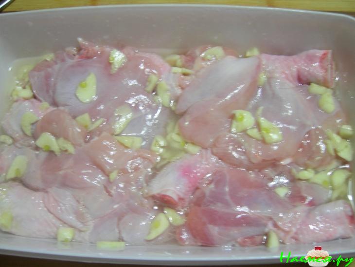 "Веера" из куриных ножек