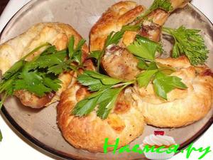 Куриные ножки в слоёных "мешочках" Куриные ножки в слоёных "мешочках"