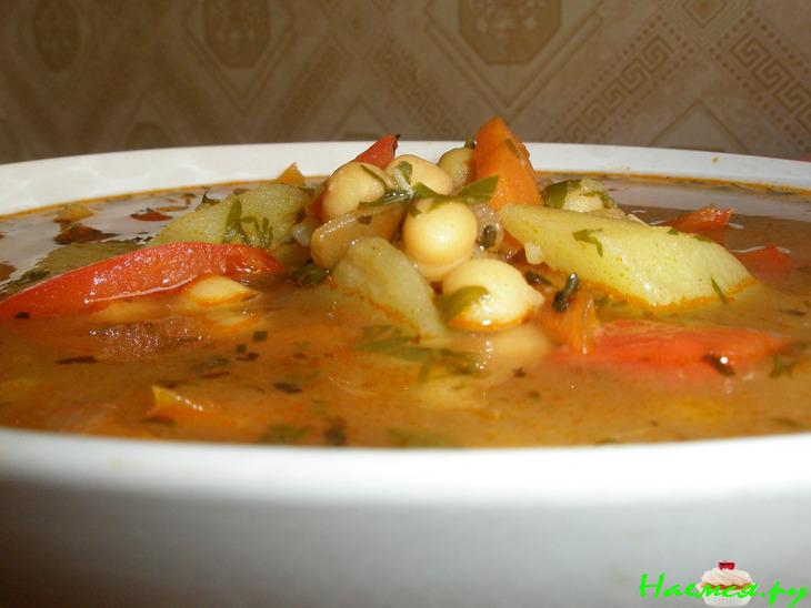 Похлебка с нутом (постная) Похлебка с нутом (постная)