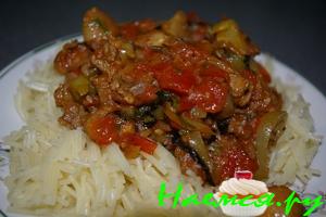 Мясо с перцами