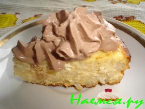 Творожно-рисовая запеканка с ванилью