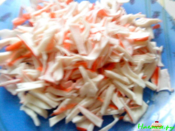 Салат "Морковный" с фасолью