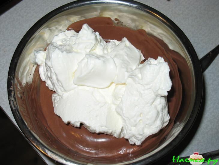 Пирожные с вишней и шоколадом