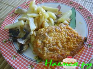 Жареная свинина с паприкой