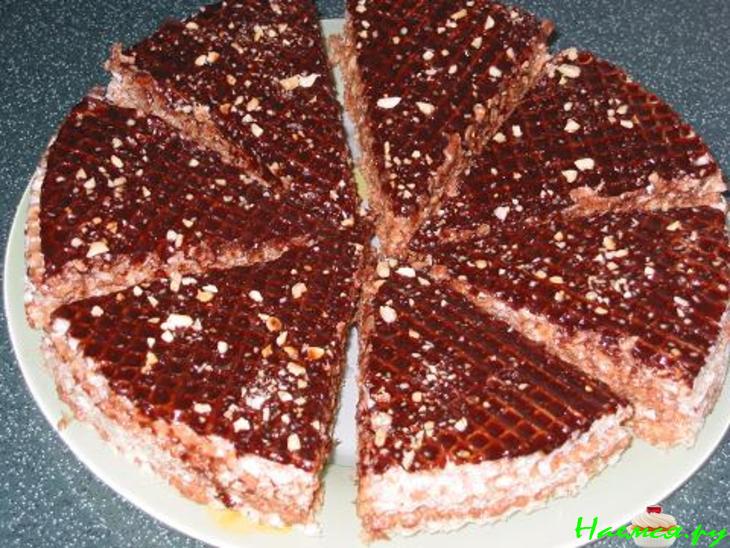 Тортик 'Ленивчик' из вафельных коржей