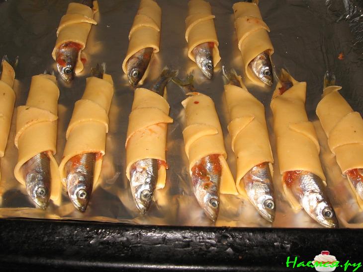 Рогалики с корюшкой Рогалики с корюшкой