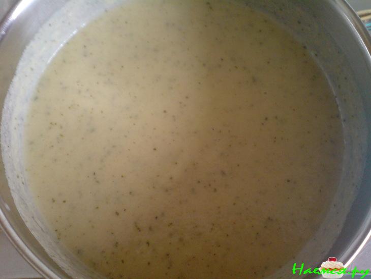 Шницель с соусом из кольраби