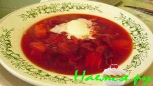 Борщ вегетарианский