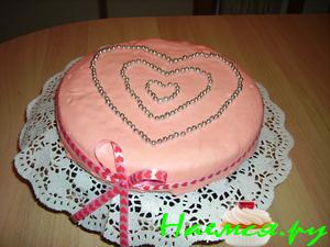 Торт 'Маша' (Валентинка для мужа)