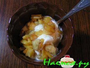 Мороженное с фруктами