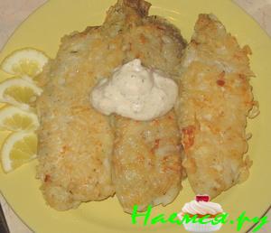 Рыба в корочке из риса