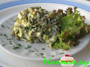 Салат с морской капустой