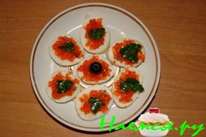 Фаршированный "Праздничный" кальмар Фаршированный "Праздничный" кальмар