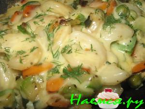 Запеканка из овощей с рожками