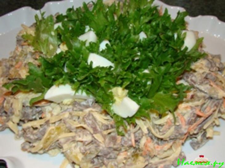 Салат "Гнездо"