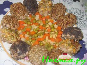 Котлетки в панировке из семечек, кунжута или мака