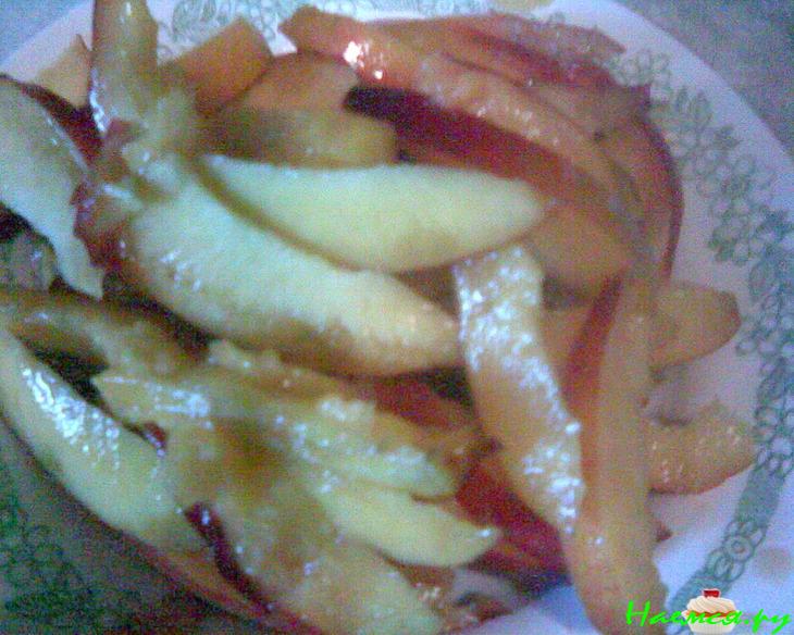 Постный фруктовый пирог из дрожжевого теста (с нектаринами)