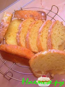 Кекс творожный с яблоками аля Шарлотка