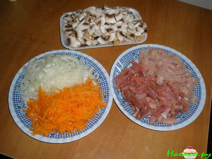 Рагу "Курица + свинина"