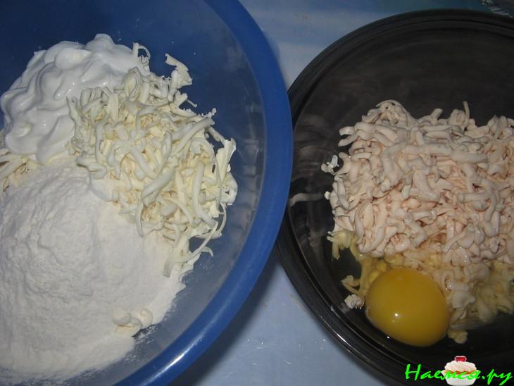 Пирог с начинкой из плавленных сырков