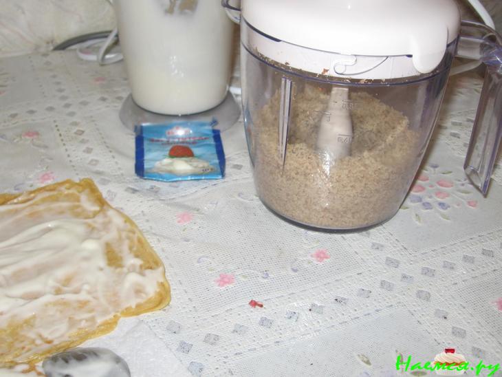 Вафельный лёгкий тортик Вафельный лёгкий тортик