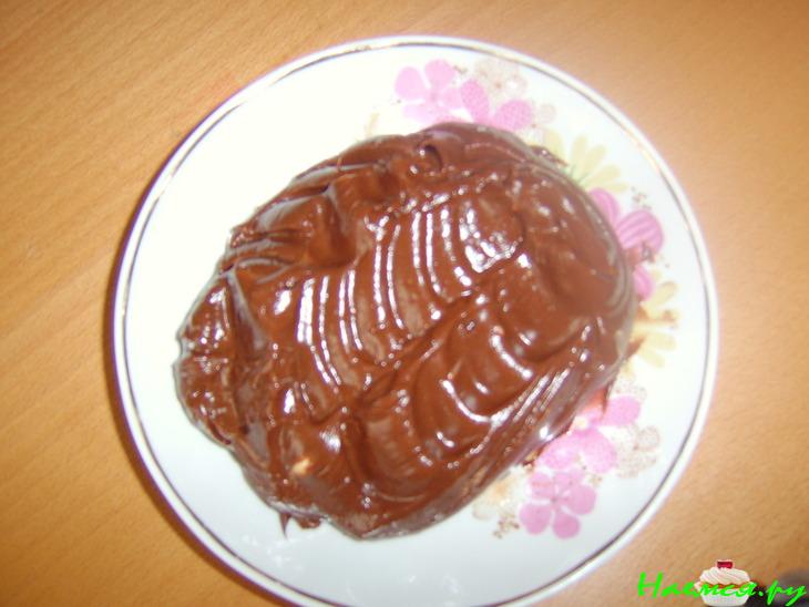 Масляно-шоколадный крем и торт из покупных коржей по-быстрому 