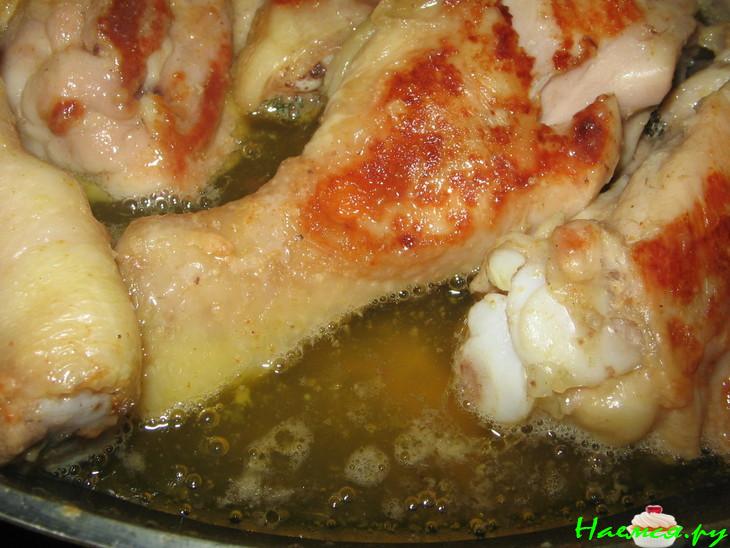 Курица в светлом пиве