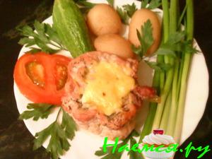 Мясные корзиночки с начинкой