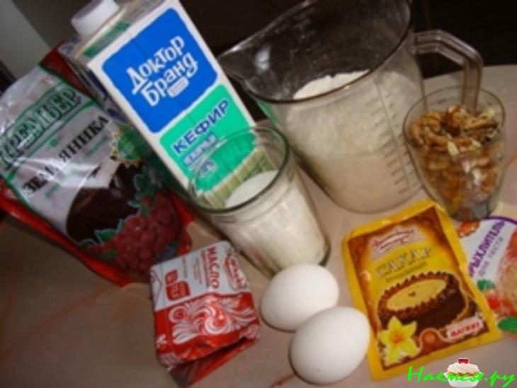 Нежный ореховый пирог