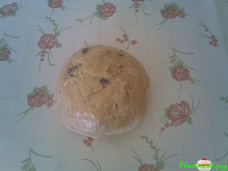 Печенье песочное с овсянкой и миндалём