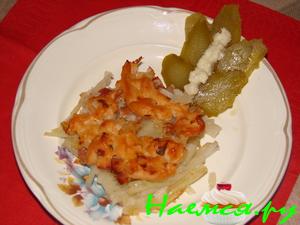 Картофель с курочкой из духовки