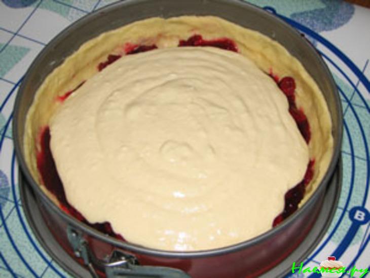 Творожный чизкейк с вишней