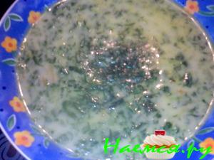 Суп из шпината для любителей здорового питания