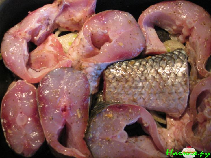 Кефаль запеченная в духовке Кефаль запеченная в духовке