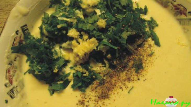 Бульон с блинчиками