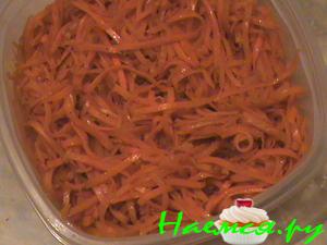 Морковь по-корейски с кориандром