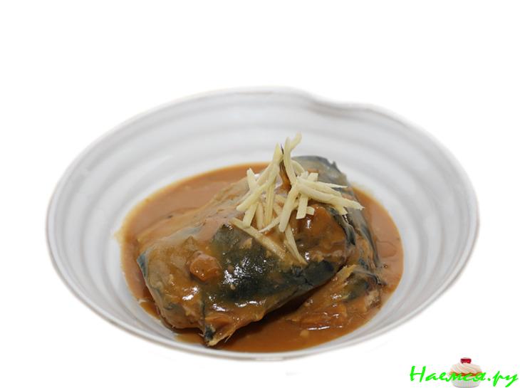 Скумбрия по-японски: тушеная в мисо