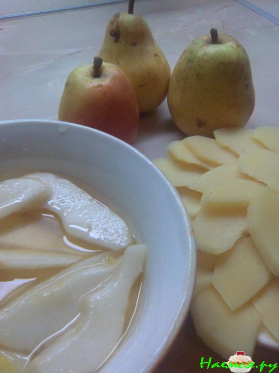 Пирог с заварным кремом, айвой и грушей для тех, кому не хватает «солнца»