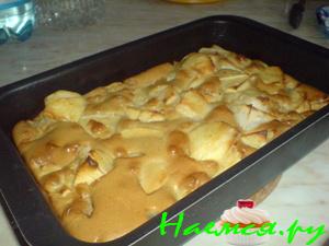 Шарлотка яблочная к чаю