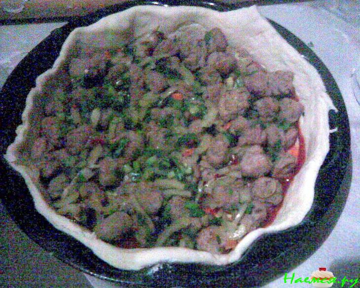 Пицца-пирог для постящихся и вегетарианцев