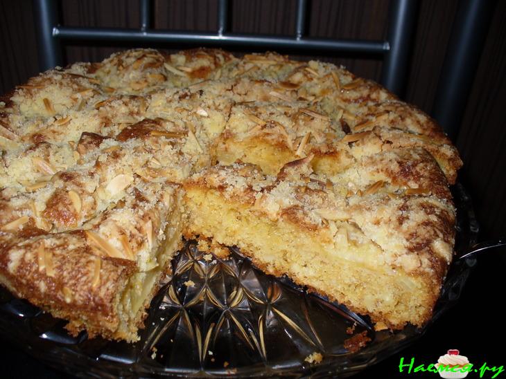 Миндально-яблочный пирог